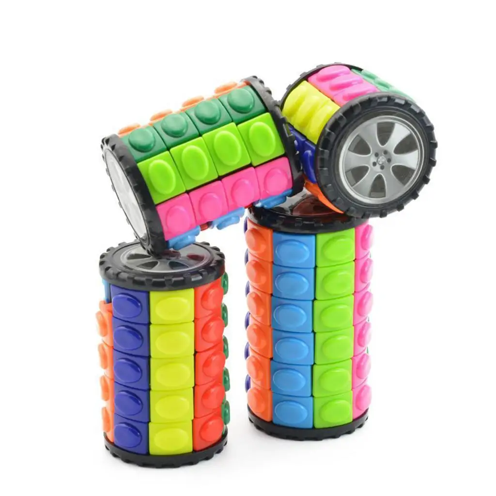 

Цилиндрические 3D-пазлы для декомпрессии IQ, образование для малышей и взрослых