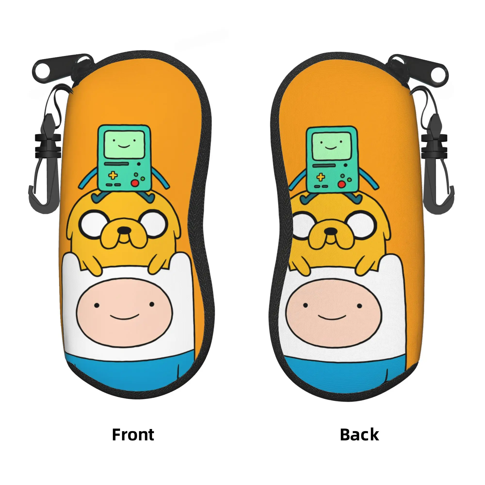 Adventures Time Glasses Case Cover  Pocket Sunglasses Pouch For Male Female Classic Eyewear Accessory Print Glasses Box