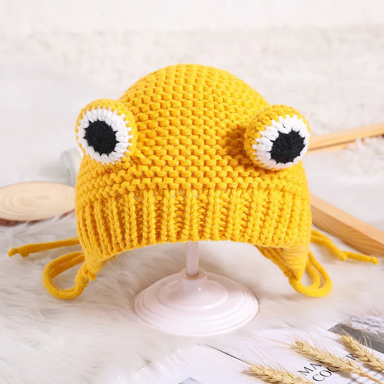 Cute Baby Cartoon Hats Autumn Winter Boys Girls Toddlers Infant Cap Beanie Turban Bonnet Kids Hat