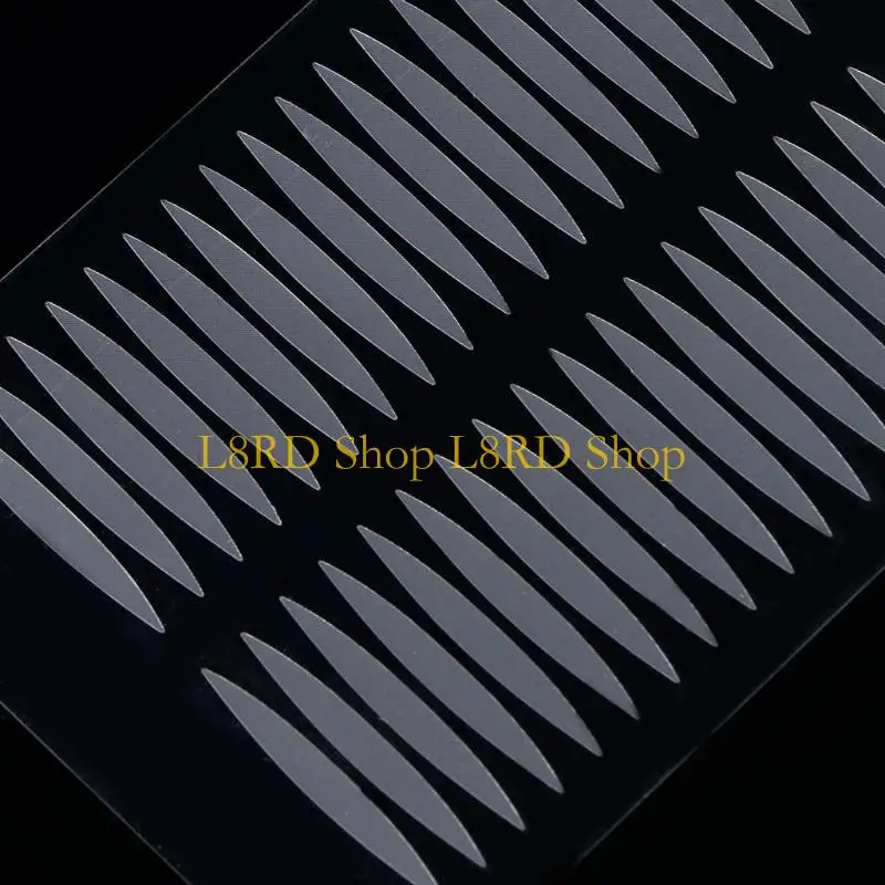 L8rd 40pcs Unsichtbar olivförmige Doppel -Augenlid -Aufkleberklebeband Make -up