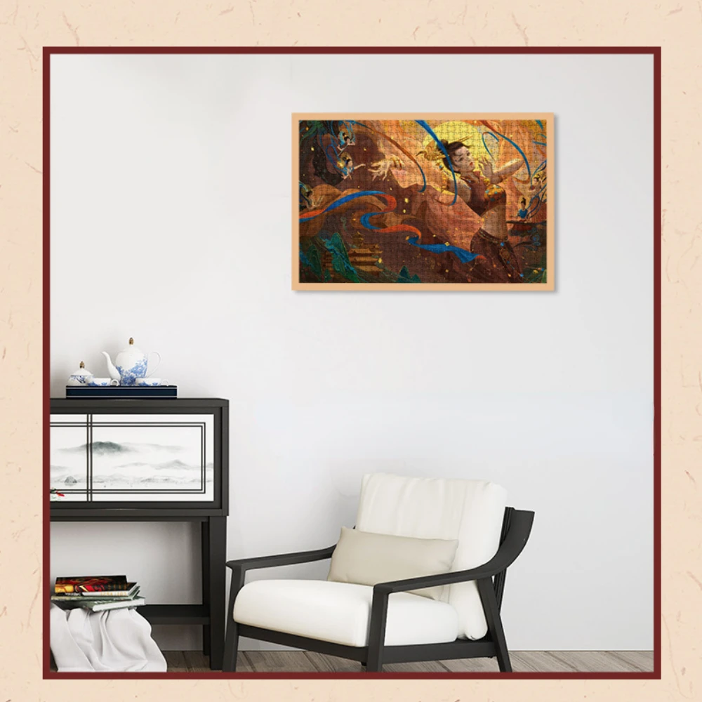 Brinquedos educativos do estilo chinês, peças plásticas do enigma, cabem junto perfeitamente a descompressão adulta, maré nacional, 1000pcs