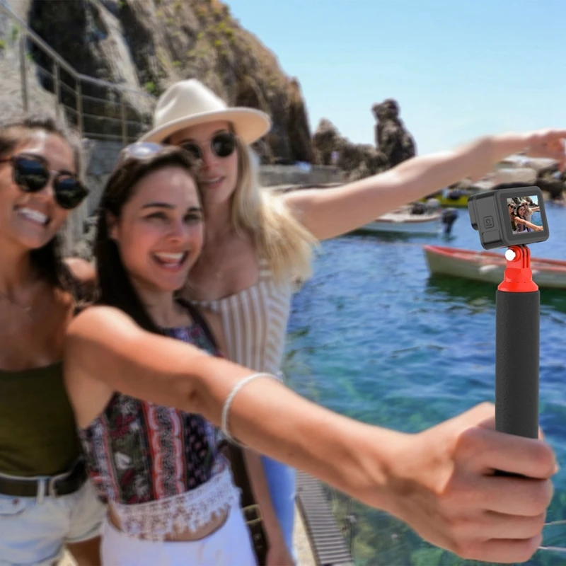 Para dji osmo ação 4/3/insta360 x4/x3/ace/ace pro/gopro 12/11 câmera esportiva float hnadheld flutuabilidade haste lidar com kits acessórios
