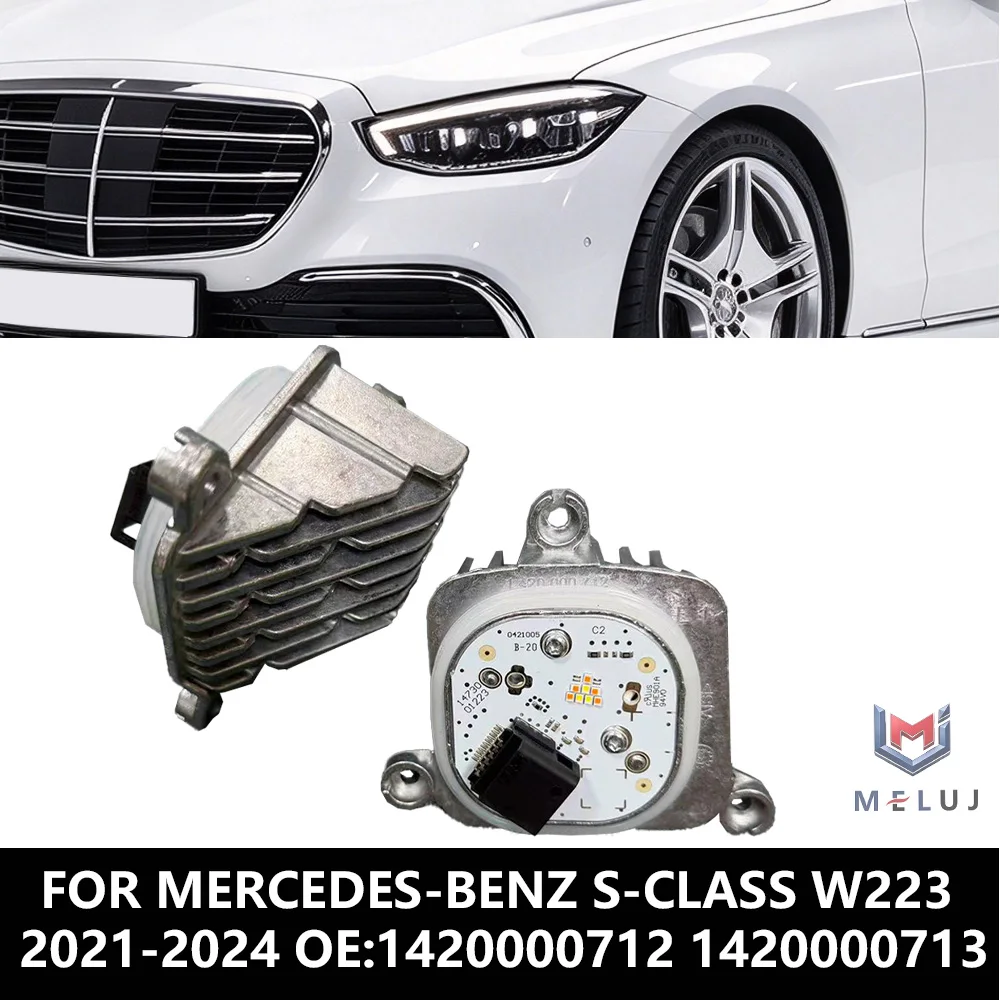For Mercedes-Benz S-Class W223 2021-2024 1420000712 1420000713 Daytime Running Light Turn Signal LED Light Source Module Parts