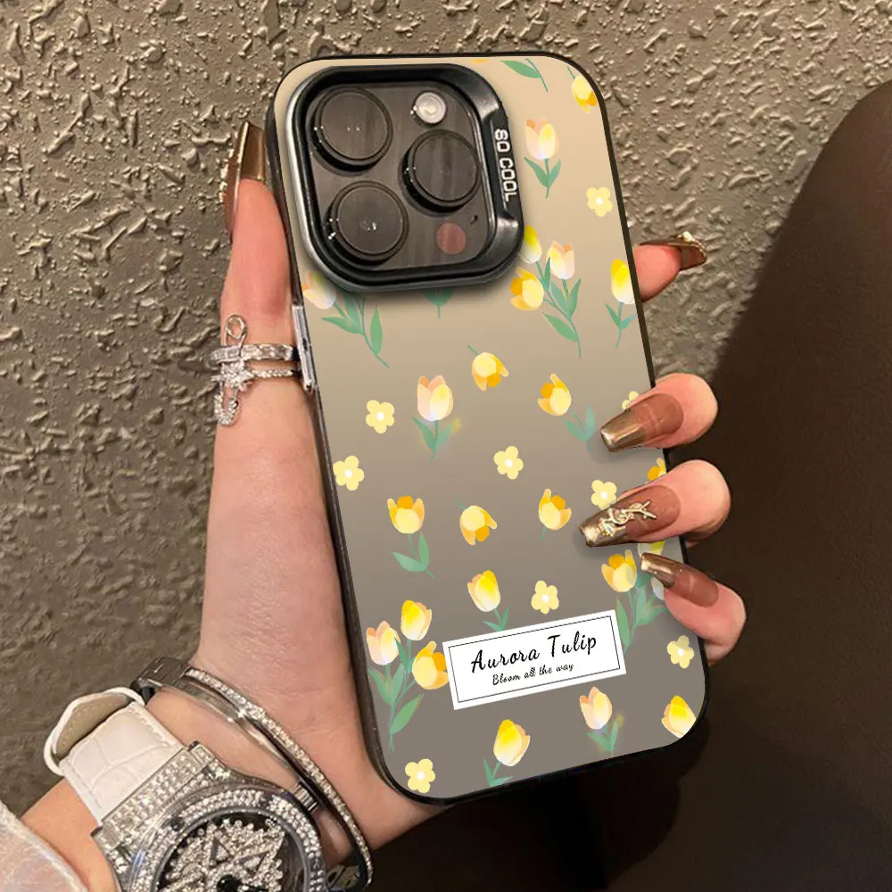 C65 c67 4G 5G C61 C63 C55 C51 C53 C11 C12 C15 C17 C21Y C25Y C25S C30S V50S P1 Pro, funda IMD a prueba de golpes con flores