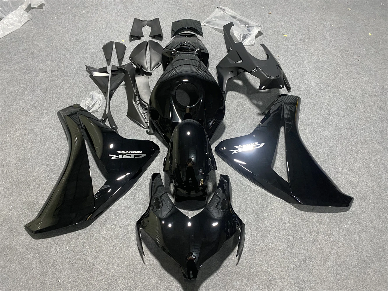 Motorcycle Fairing Kit Fit CBR1000RR 08-11 CBR1000 2008 2009 2010 2011 Fairing Bright Light Black