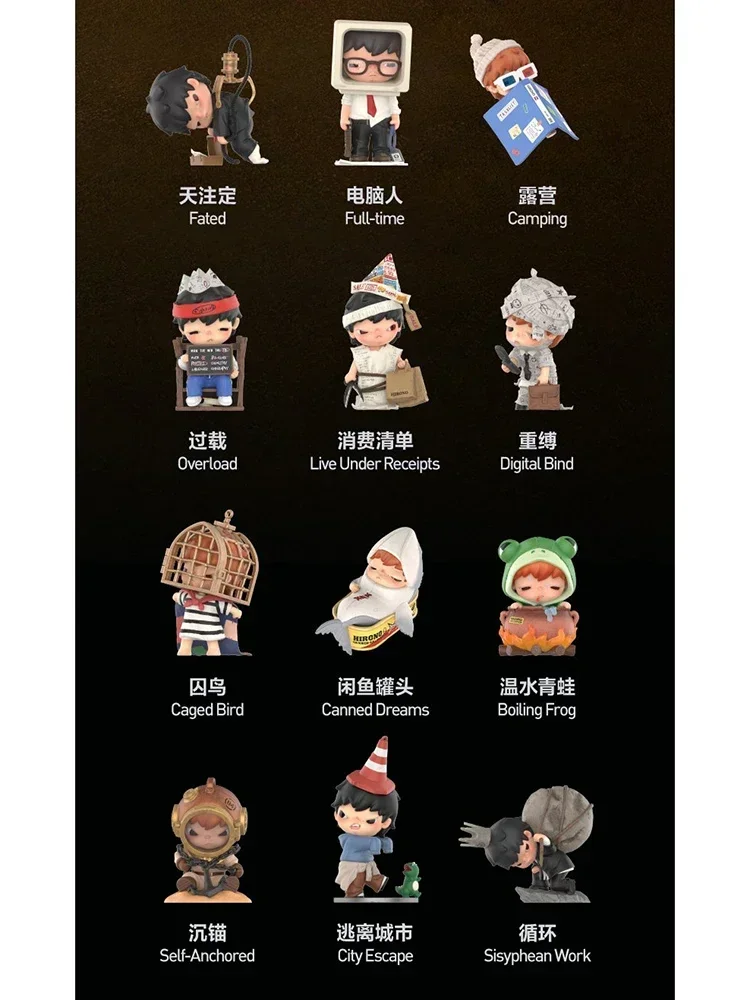POP MART Hirono TAMED WILDGRASS Serie Mystery Box Echte Blind Box Guess Speelgoed Tas Ornament Beeldjes Home Decor Desktop Poppen