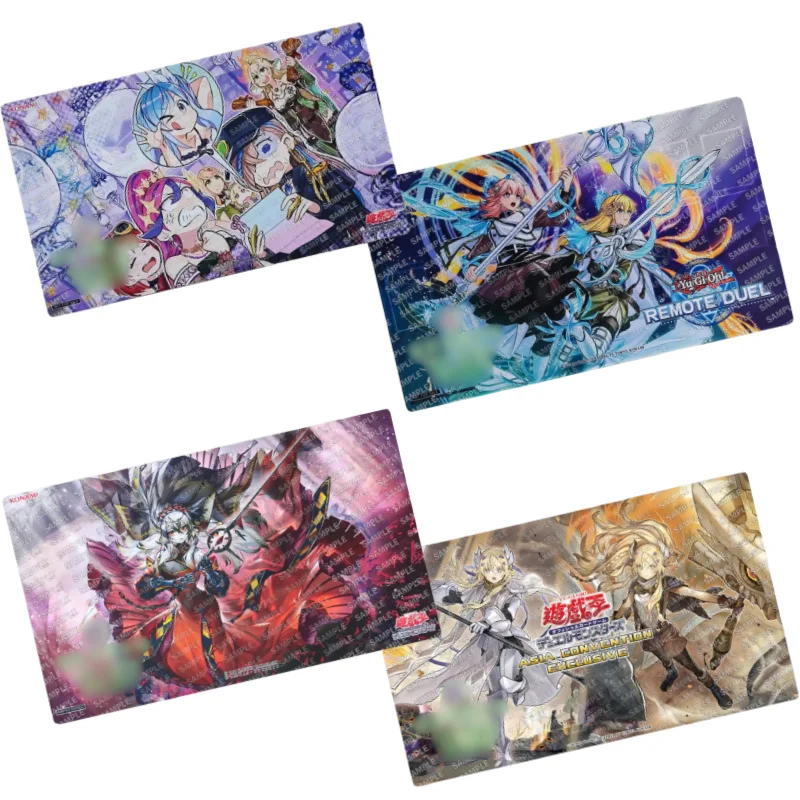 Yugioh коврик для карт Блестящий Cartesia Exosister аниме игровые персонажи самостоятельно сделанные 600x350 мм DIY одиночный игрок боевой диск HD Карта Коврик