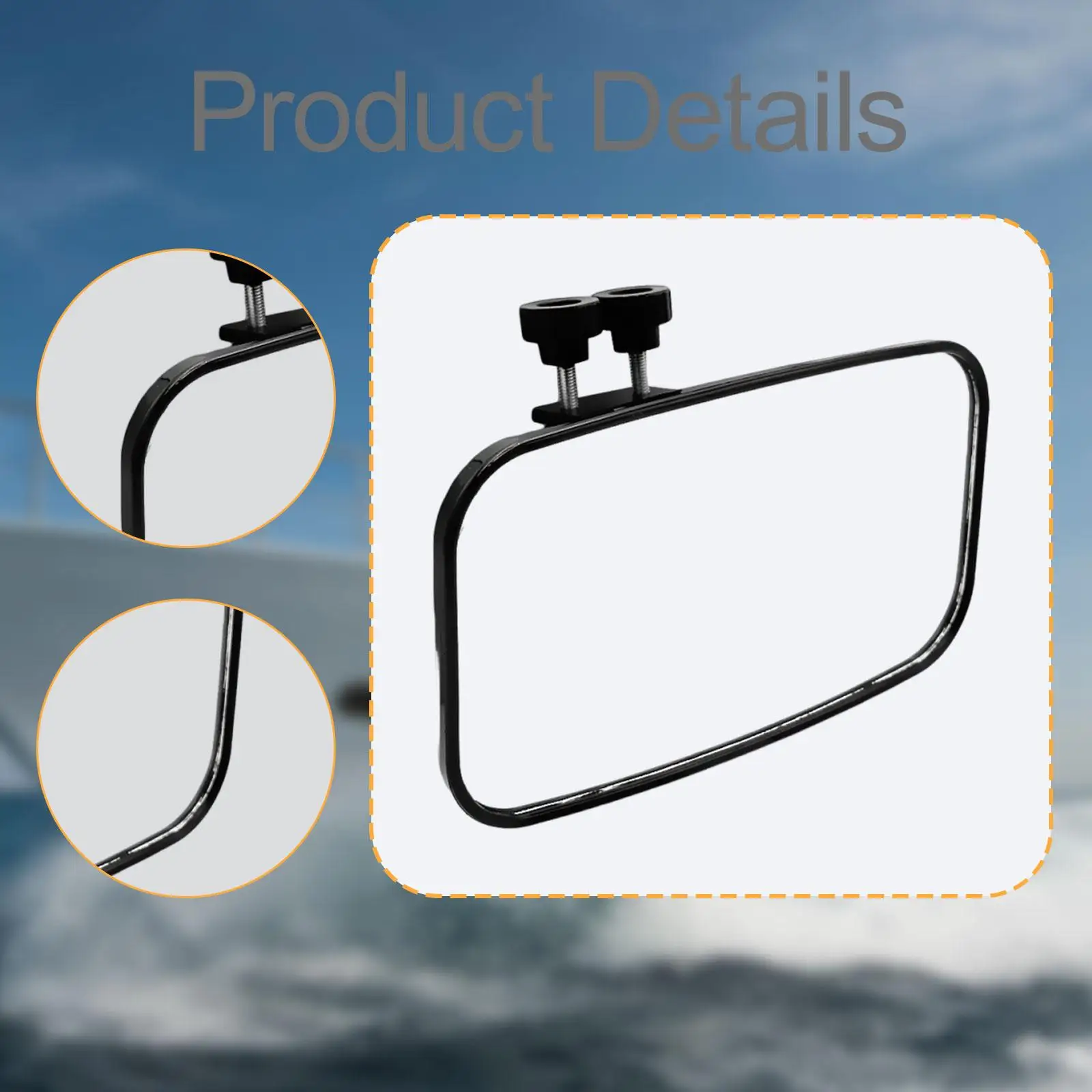 Морское зеркало заднего вида, зажим на лодке, аксессуары для лодок заменяет с