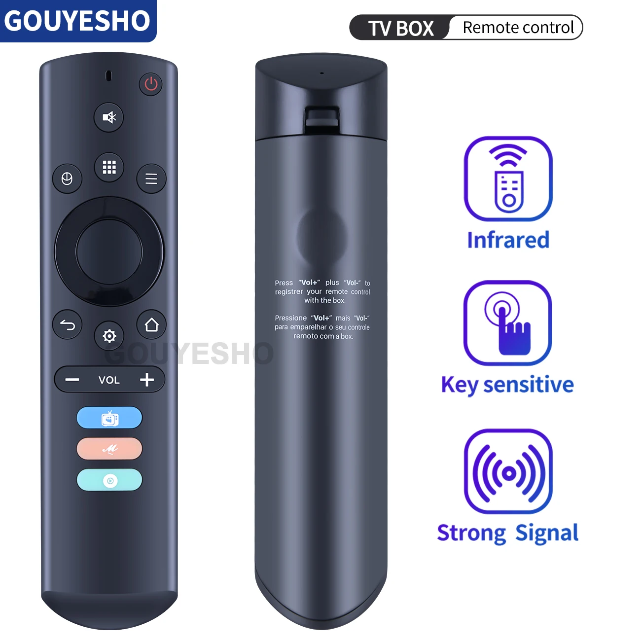 جهاز التحكم عن بعد الأصلي ل BTV ، استقبال عصا ، B-TV Iptv ، جديد