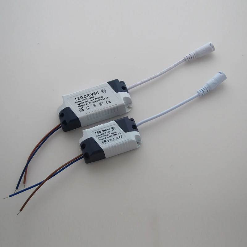 Светодиодный Driver AC 110V 220V To DC 12V DC 24V 8-18W 8-24W осветительный трансформатор для лампы