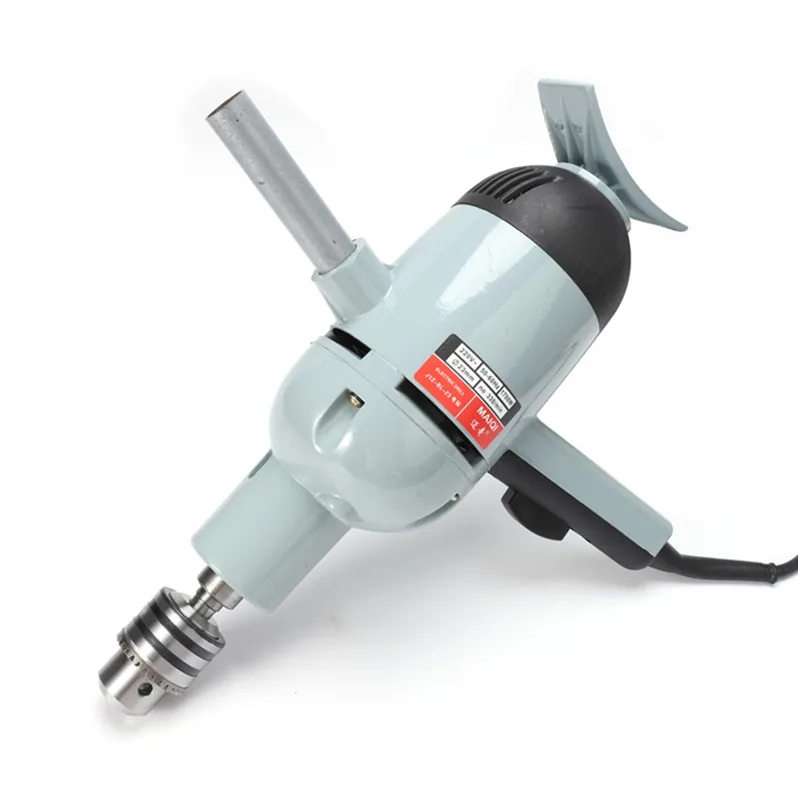 23 broca elétrica de baixa velocidade 1700w de alta potência broca rotativa de baixa velocidade broca de ferro broca de aço à terra motor de cobre completo 220v