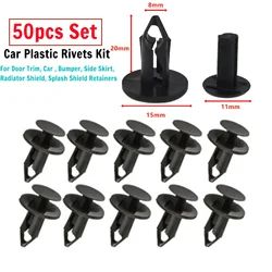 50 x ATV UTV Ersatz-Kunststoffnieten, 8 mm, 5/16 293150089 fĂźr TĂźrverkleidung, Auto, Autoscooter-ZubehĂśr