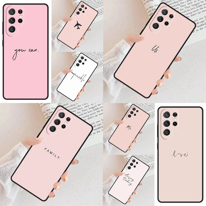 SASSY QUOTES TPU Phone Case For Samsung Galaxy S24 S23 S22 S21 Ultra S10 Note 10 Pro S20 Plus FE S9 S8 Cover