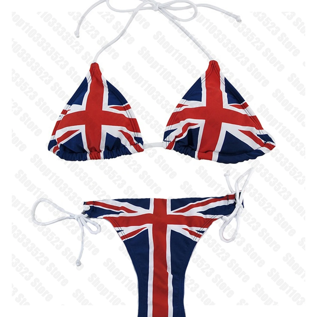 Costume da bagno bikini estetico estivo Costume da bagno donna bikini gotico punk Y2k Stampa bikini sexy Vintage Emo ragazze Bikini sexy anni '90