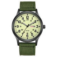 Montre de terrain TPW 2024, bracelet en tissu à lecture facile, affichage 24 heures, mouvement à Quartz 1