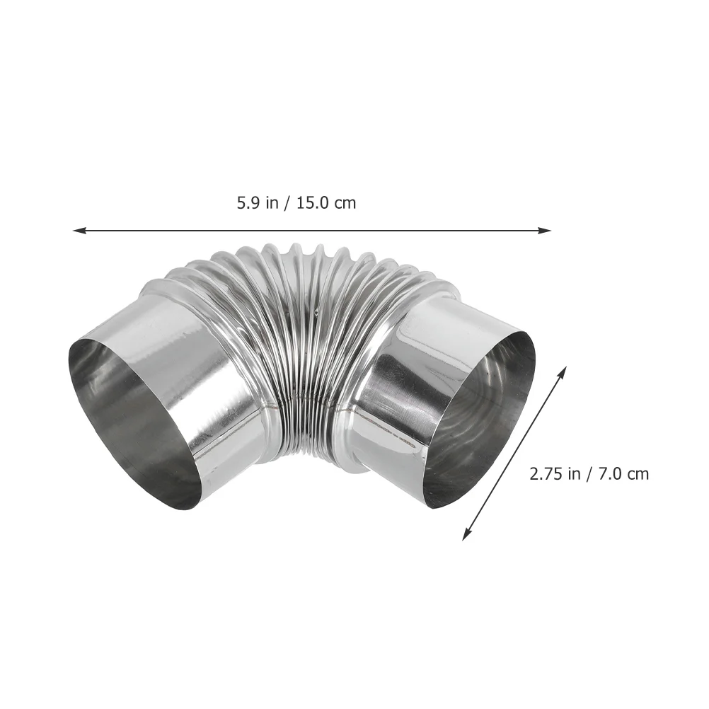 Уличная печь для отопления дров, колено из нержавеющей стали, дымоход, дымоход, выхлопная труба, лагерь