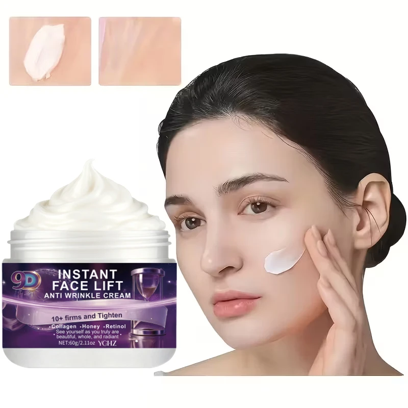 9D Fast-Acting Lifting and Firming Formula - Safe Ingredients Include Collagen, Retinol, and Honey In Just 1 Minute, Your Skin Becomes 10 Times More Firm! Gives You Younger-Looking Skin.