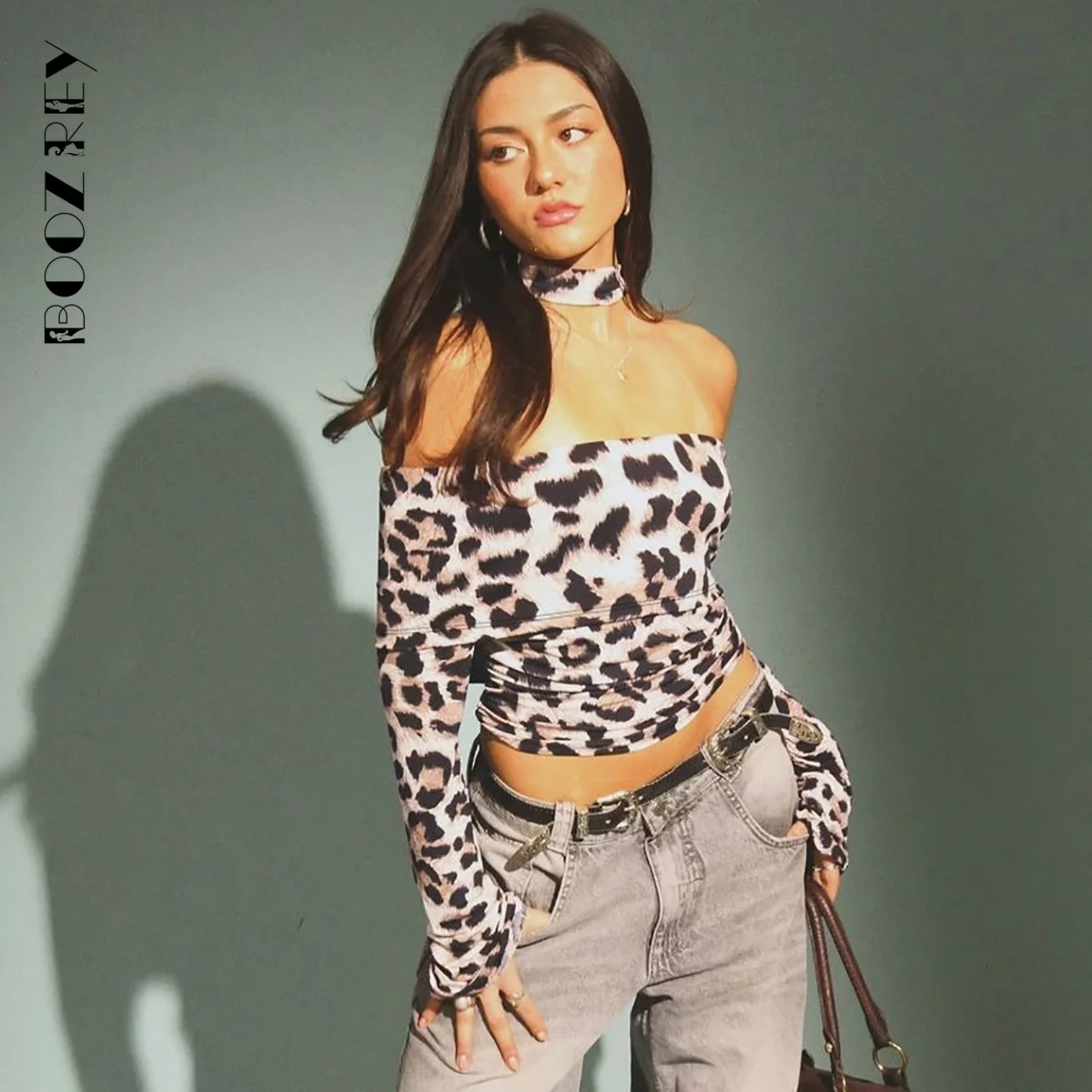 

BoozRey 2024 New Women's Fashionable New Spicy Girl Sexy Style Leopard Print Small Tank Top Top Edgy Clothes Y2k Tank Top Women
