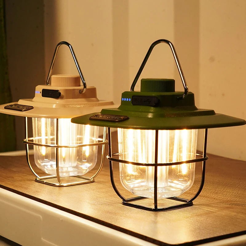 Neue LED Camping Licht Outdoor Multifunktionale Camping Zelt Licht, Wiederaufladbare Retro Pferd Licht Outdoor Tragbare Handheld Licht