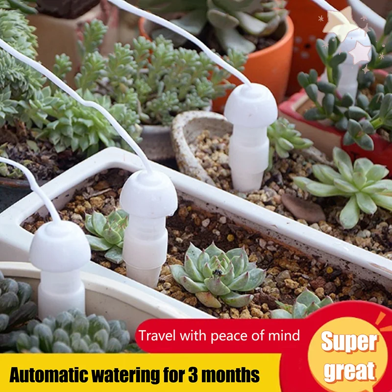 

New Automatic Self-Watering Drip Irrigation System Household Indoor Houseplant Watering Probes Device