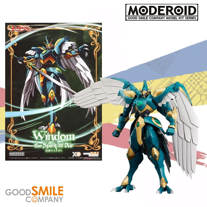 Original box Inshock GoodsmileCompany MODEROID Windom the Spirit of Air Figure Finished Model kit PVC Anime full Action Toy Gift