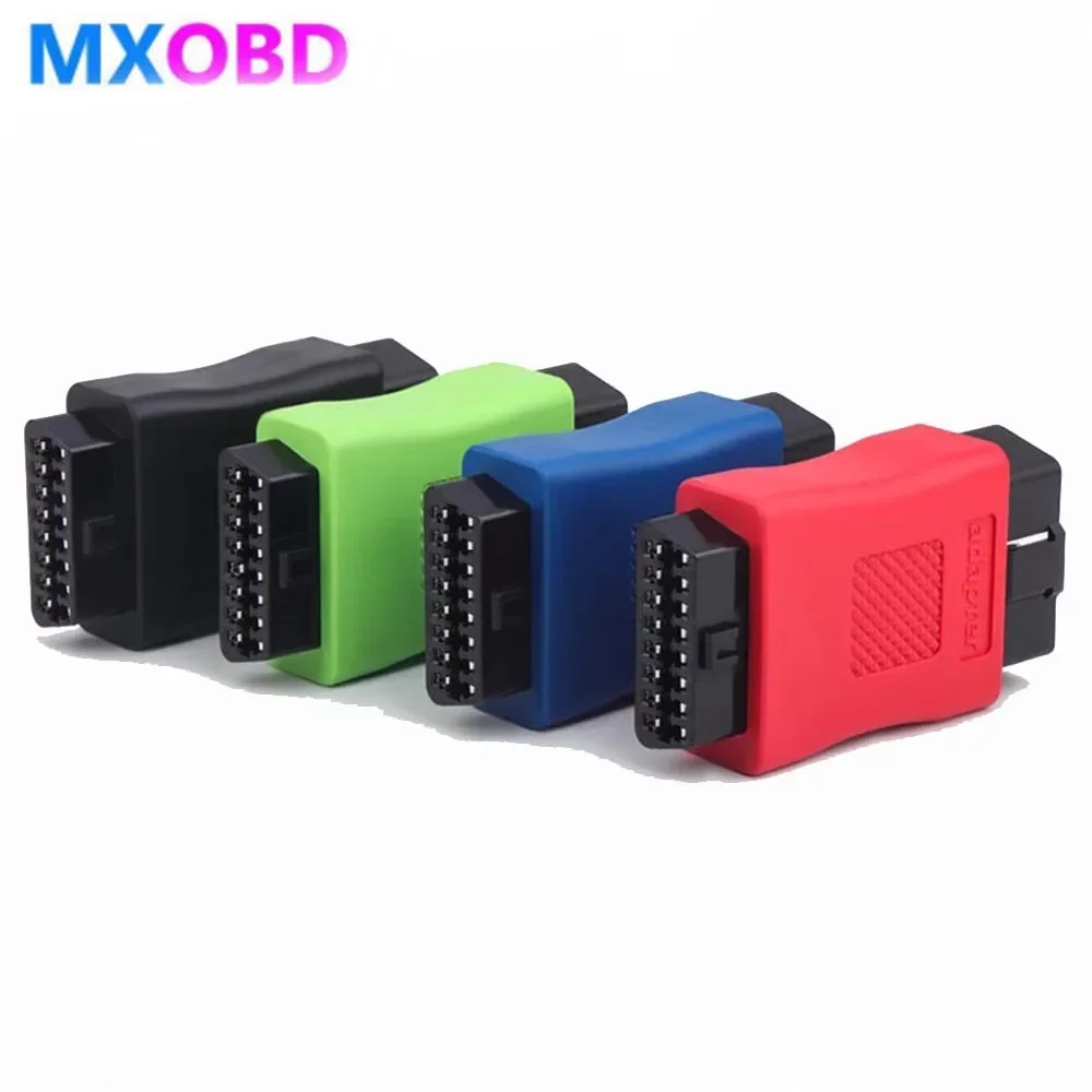 New Converter 12V/24V Full Power Adapter for Car Tester Plug OBD2 Extension Cable Male Female OBD 16 Pin Adapter Connector