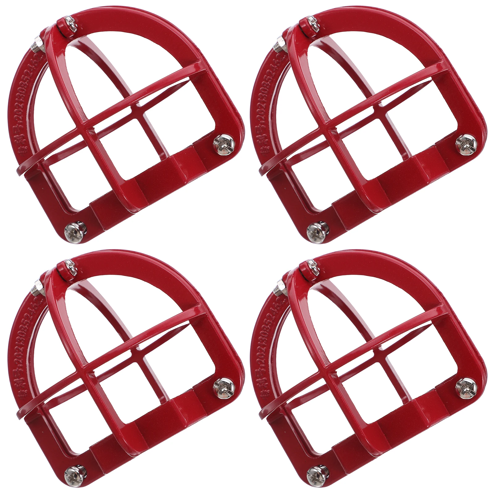 

4pcs Fire Head Cover Non-Removable Collision-Proof Sprinkler Head Protector For Residential Use Fire Sprinkler