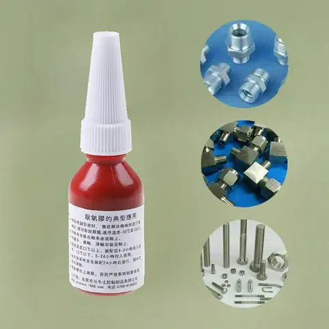 10g Threadlocker 243 Medium Strength Threadlocker Blue Locktite Anaerobic Threadlocker Adhesive Caulk Adhesives Sealer Hardware