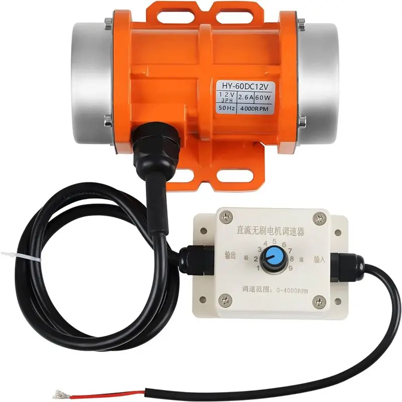 Tendance du moment - Vibrateur à béton pour épandeur de sel et de sable et mélangeur de béton 4000 tr/min 60W DC12V Boîtier en a