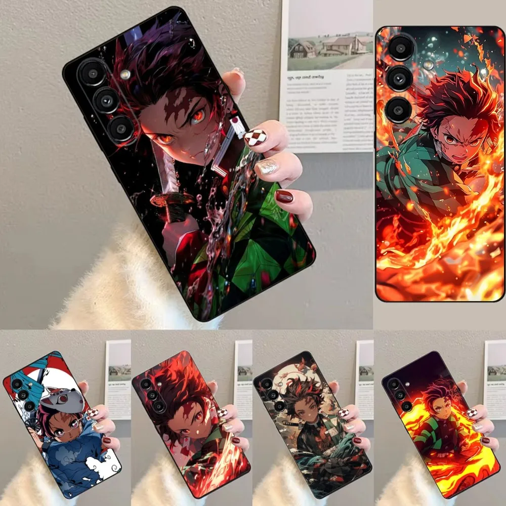 K-Kamado Tanjirou  Phone Case For Samsung S24,23,22,30,21,10,9,Ultra,Plus,Lite,FE,Soft Silicone Black Cover