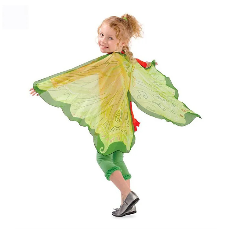 Kids Vlindervleugels Kostuum Meisjes Fee Fancy Dress Stage Party Prestaties Cosplay Kostuum Cadeau