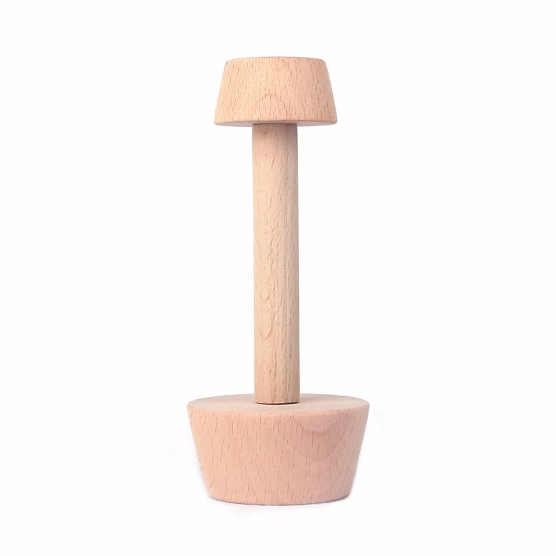 Egg Tarts Tamper Double Side Wooden Pastries Pusher DIY Baking Shaping Kitchen Tool