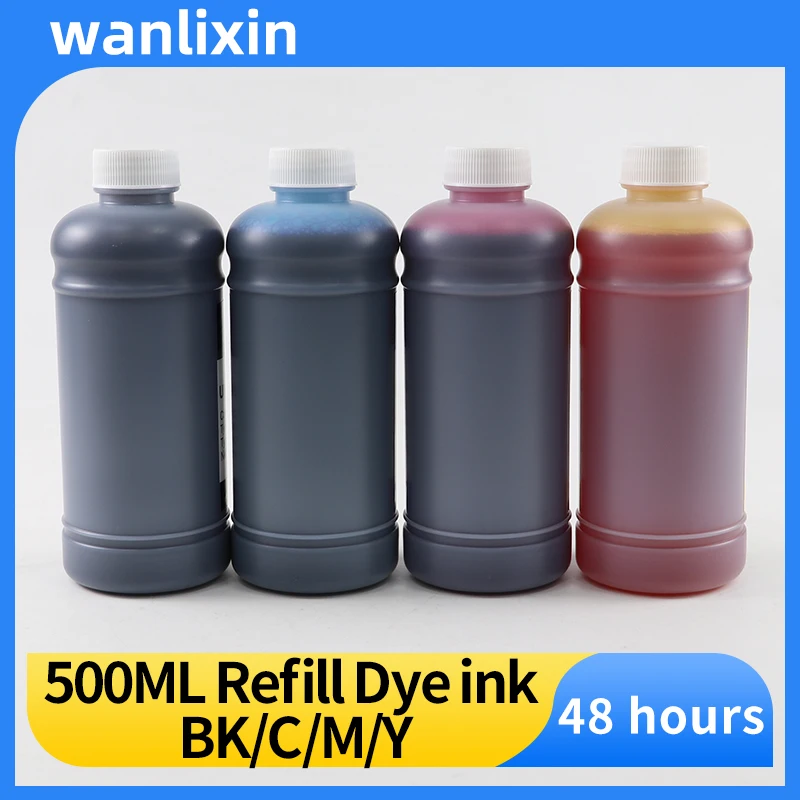 500ML Refill Dye ink Compatible for Canon PG-275 CL-276 PG-245 CL-246 PG-210 845 846 445 446 815 816 40 41 243 244 545 546 Ink