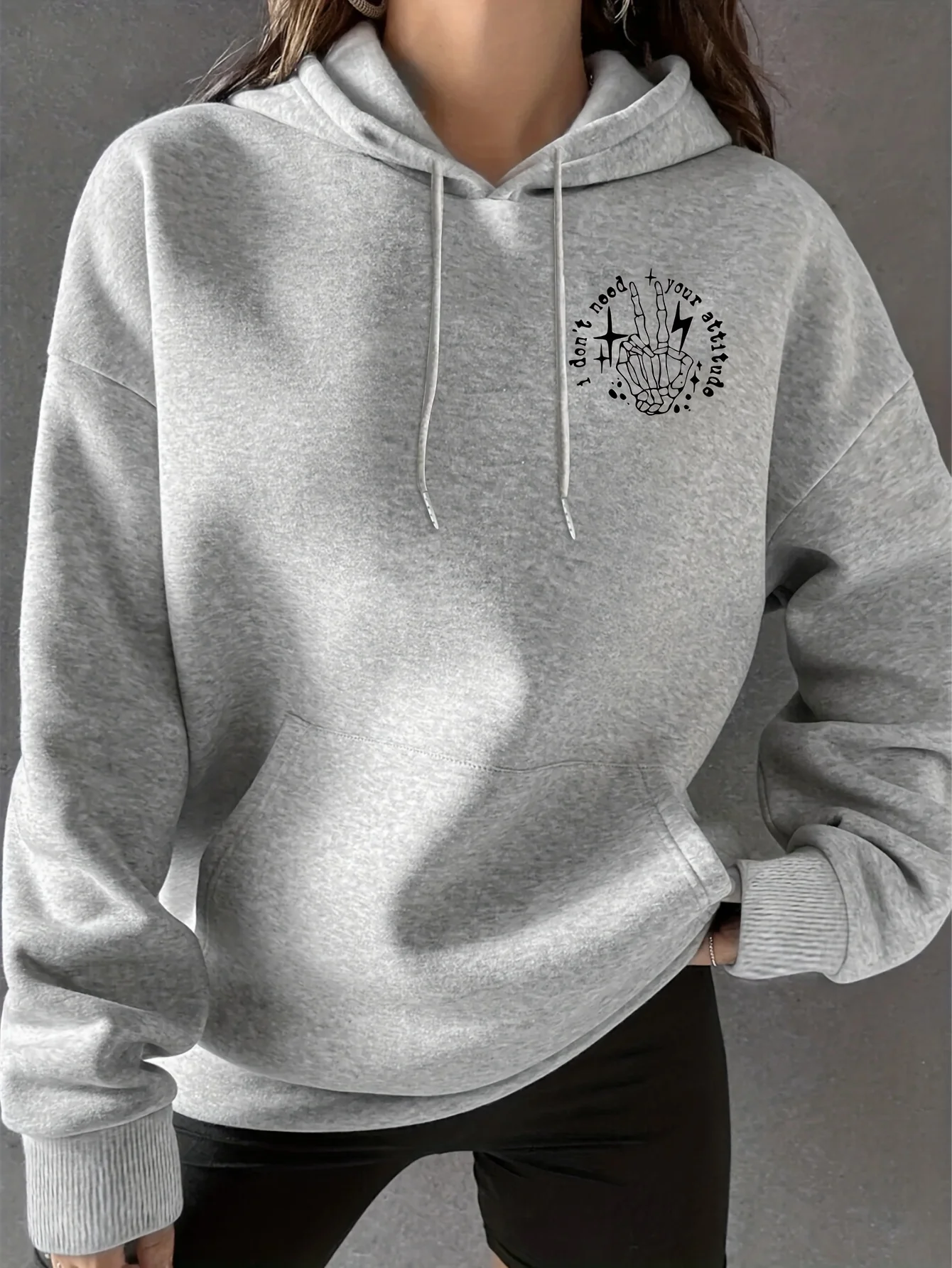 Skull Flower Graphic Printing Autumn and Winter Men's and Women's Hoodies Casual Loose Outdoor Street Sports Training Brand