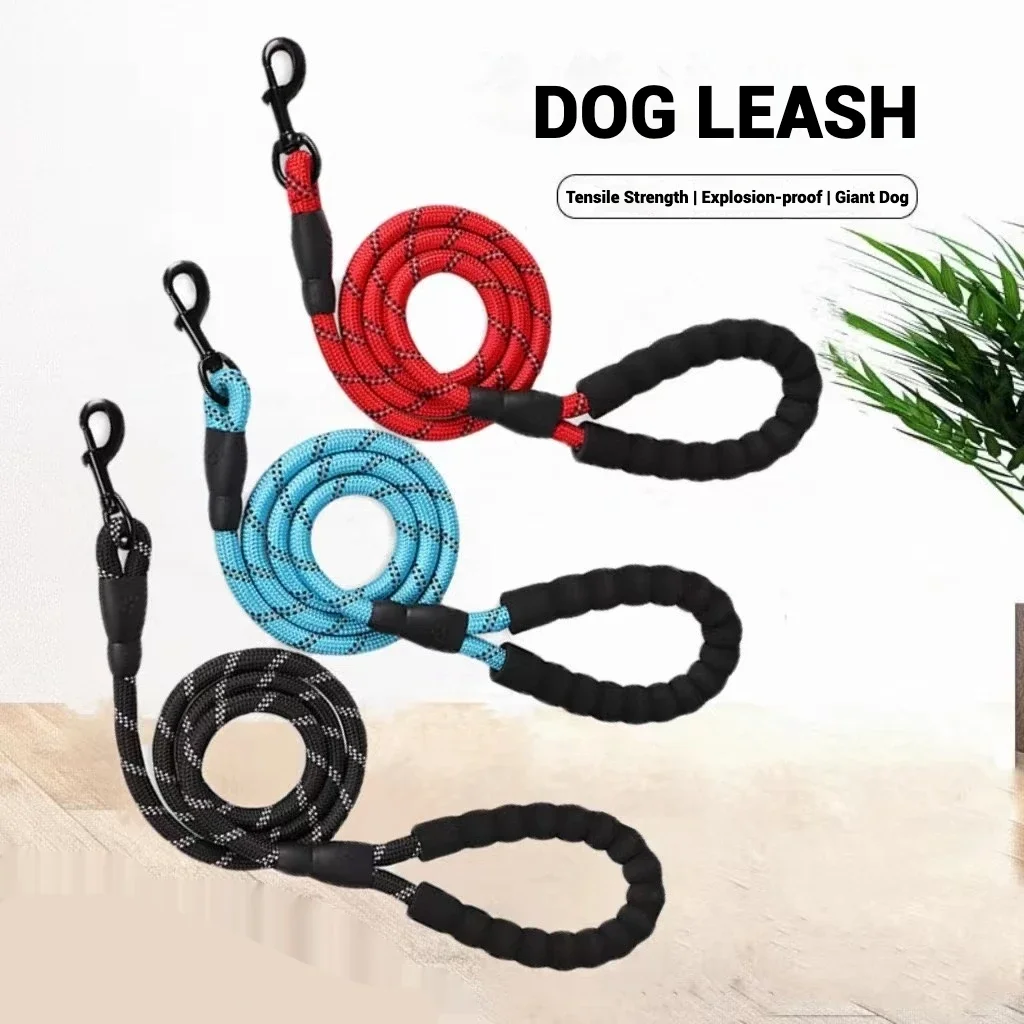 

Reflective Dog Leash Strong Nylon Dog Leash For Large Medium Small Dog Leash Ropes Pet Accessories Golden Retriever Labradors