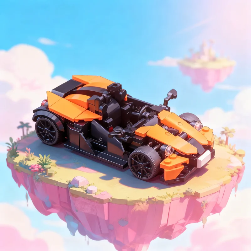 254-teiliges MOC KTM X-Bow City Champions Modellbausatz Spielzeug Konstruktion DIY Idee Kreative Bildung Bausteine Weihnachtsgeschenk für Kinder