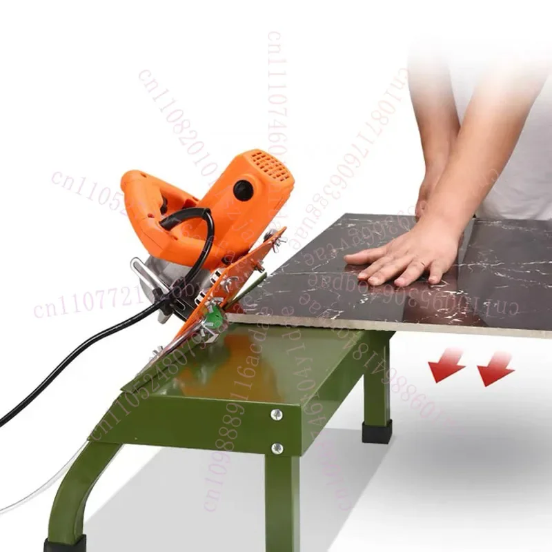 Multi-Function Small Desktop Tile Bevel Cutter 45 Degree Chamfering Machine Dust Free Water Cutting Tool