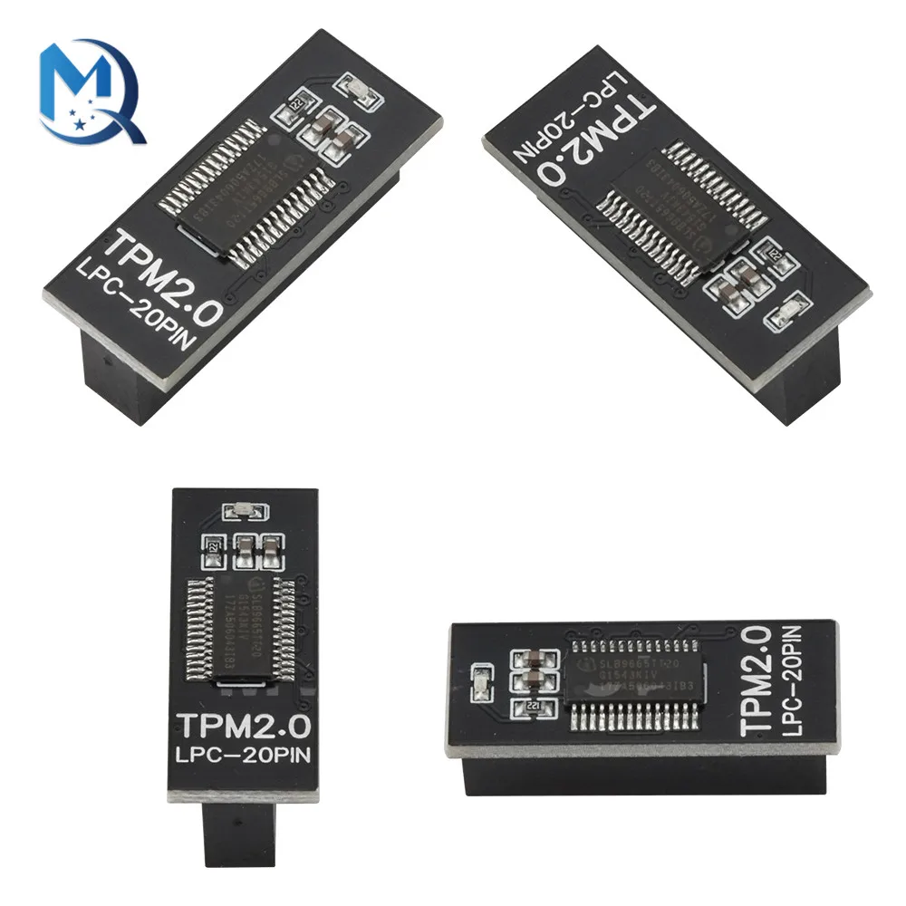 Imagem -06 - Módulo de Segurança Tpm 2.0 para Asus Msi Gigabyte Asrock 12 14 18 20 Pinos Cartão de Segurança