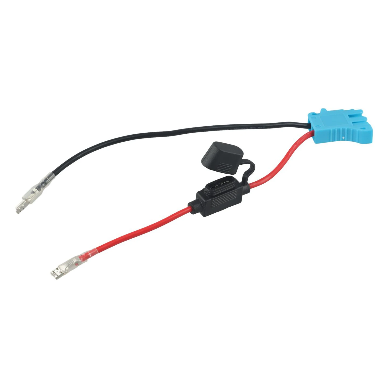 

40A Fuse Connector Approx. 25 Cm 9.8 Inches Battery Connector Built-in Fuse Holder Impact-resistant ABS Plastic