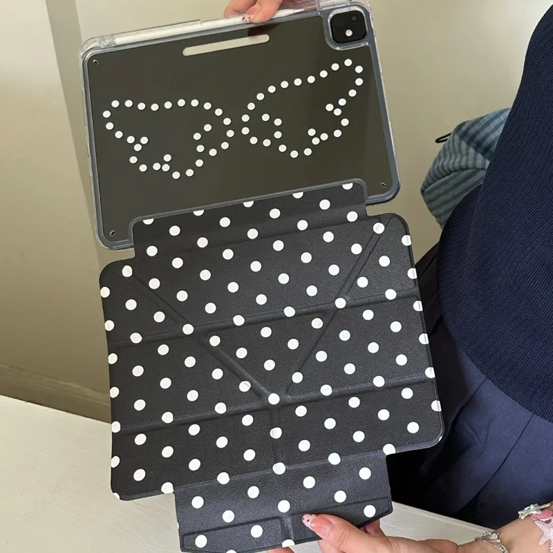 

3+Y Fold Smart with Clasp case For iPad A16 11th Pro 11 12.9 13 10th 10.9 Air 11 4 5 10.5 10.2 9th 8th 7th 6th 5th 9.7 Mini 7 6