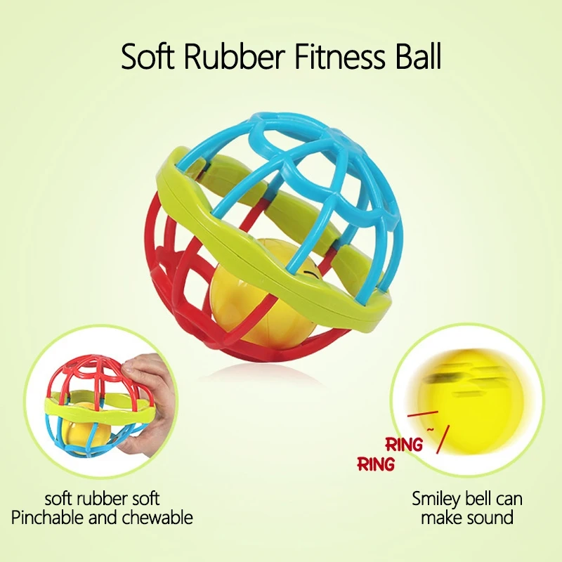 7PCS Baby Rattle Teether Set – Non-Toxic Plastic, Colorful Hand Toys