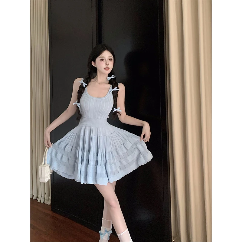 

2024 New Female Clothing Woman Clothe Women Dress Evening Party Elegant Dresses Prom Dress Summer Hollowed Out Casual Tank Dress