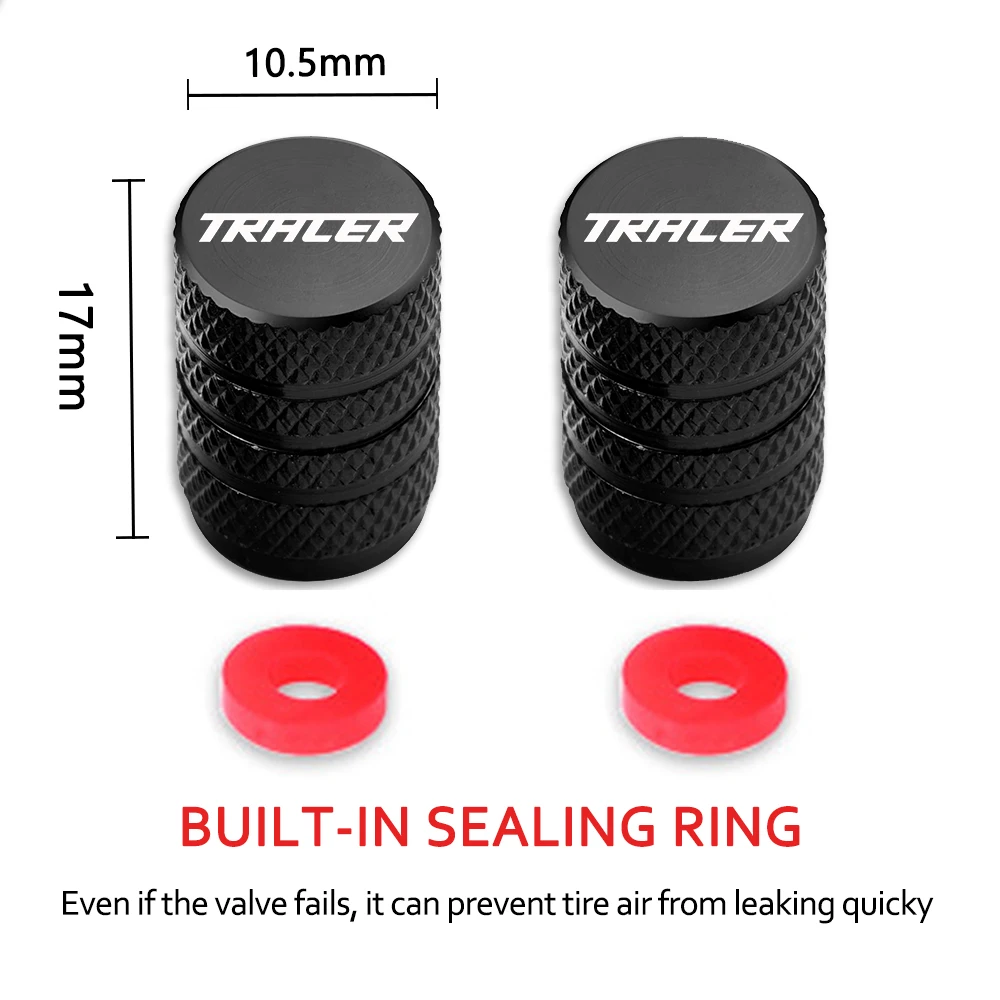 Motorcycle CNC Aluminum Tire Valve Air Port Stem Cover Cap For YAMAHA Tracer 900 700 GT tracer700 Tracer 7 2016-2025 Accessories