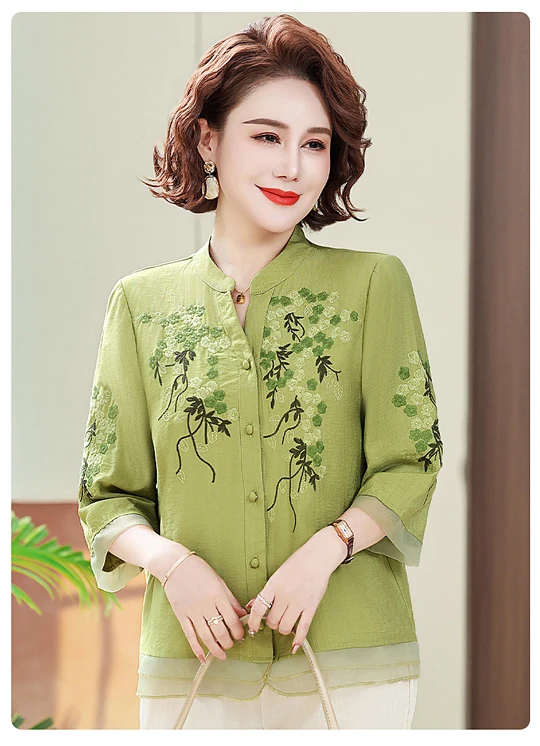 New Fashion Loose Linen 2 Piece Sets Women Outfit 2025 Elegant Long Sleeve Shirt with High Waist Long Pants Set Female Wh30