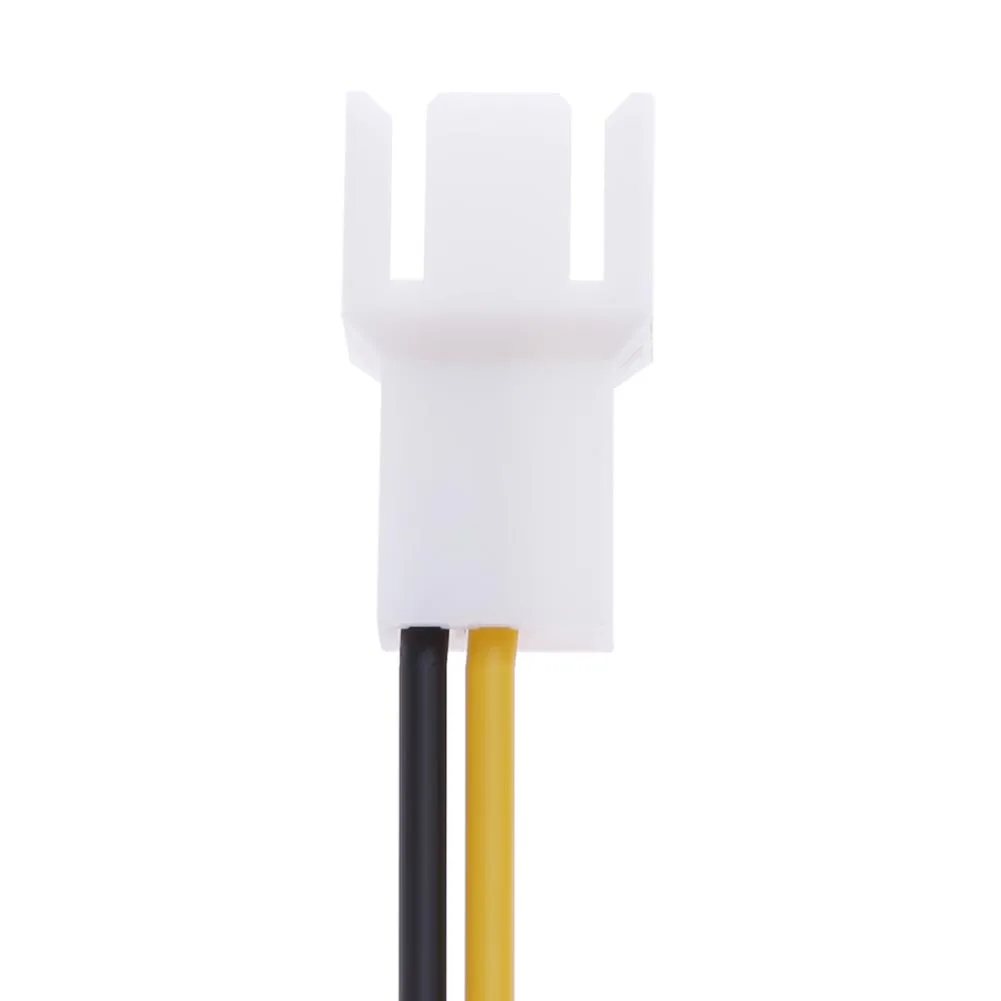 

2pcs 4-Pin to 3-Pin fan Power Cable Adapter Connector 12v*2 / 5v*2