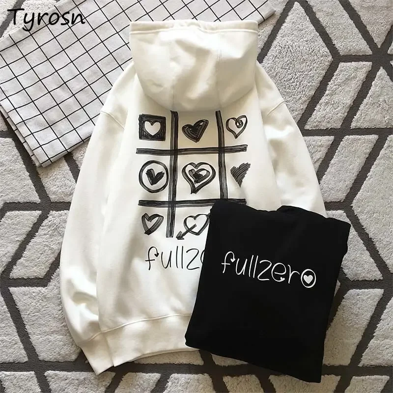 

Толстовки со шляпой, женские толстовки с принтом в стиле ретро Kawaii, утепленная повседневная уличная одежда с капюшоном Ulzzang, универсальная милая одежда Femme S-3XL