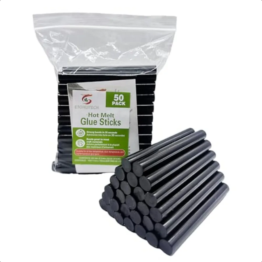 

Hot melt Glue Stick High Stick 50packs Black 4 inches 0.43 inches
