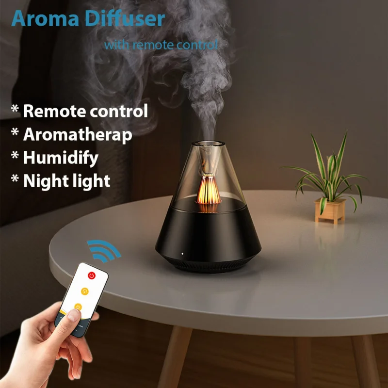 Tragbarer Diffusor, USB-Luftbefeuchter, ätherisches Öl, Nachtlicht, kalter Nebelmacher, Sprühgerät für Geschenk, Schlafzimmerkontrolle