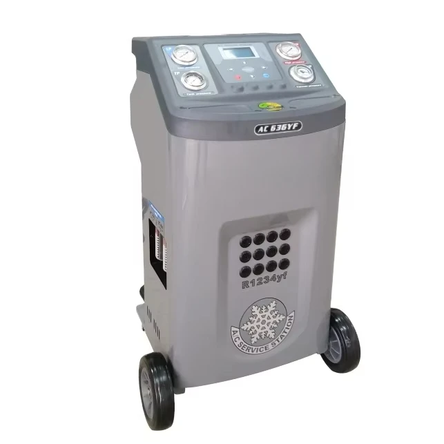 HPMM AC636YF Recycling Recharging Ac Refrigerant Recovery Machine AC R1234YF Fully Automatic