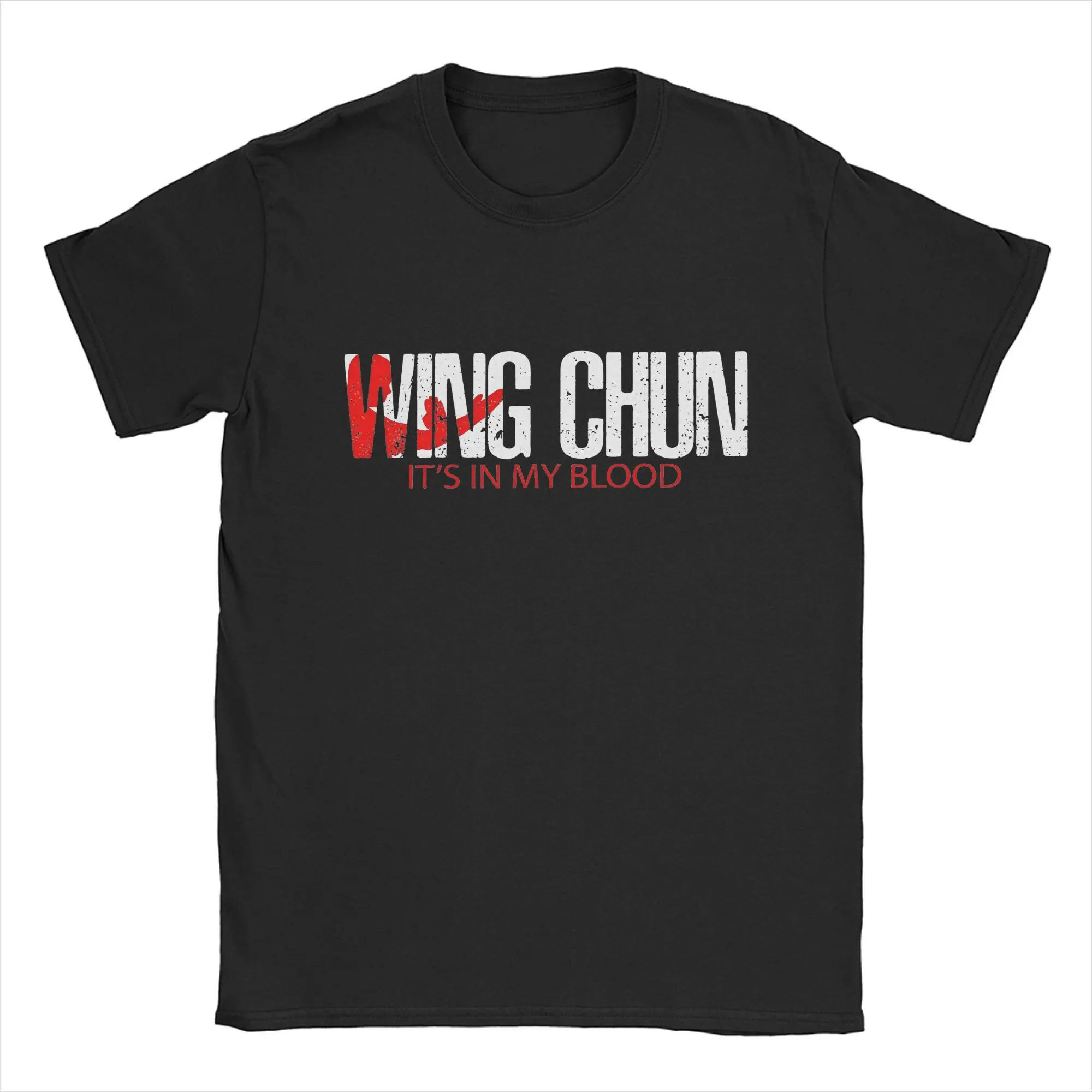 Men's Wing Chun Kung Fu T Shirt  Cotton Clothes Novelty Short Sleeve O Neck Tee Shirt Party T-Shirt